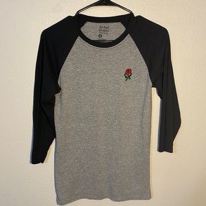 3/4 sleeve baseball tee